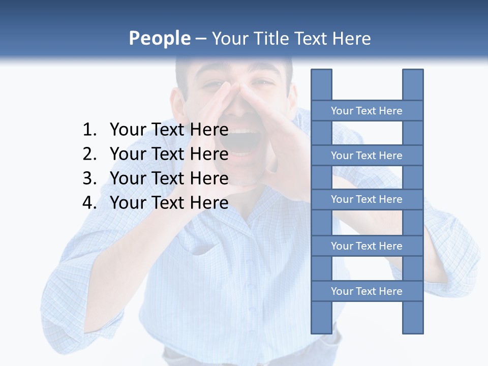 Hair Men Male PowerPoint Template