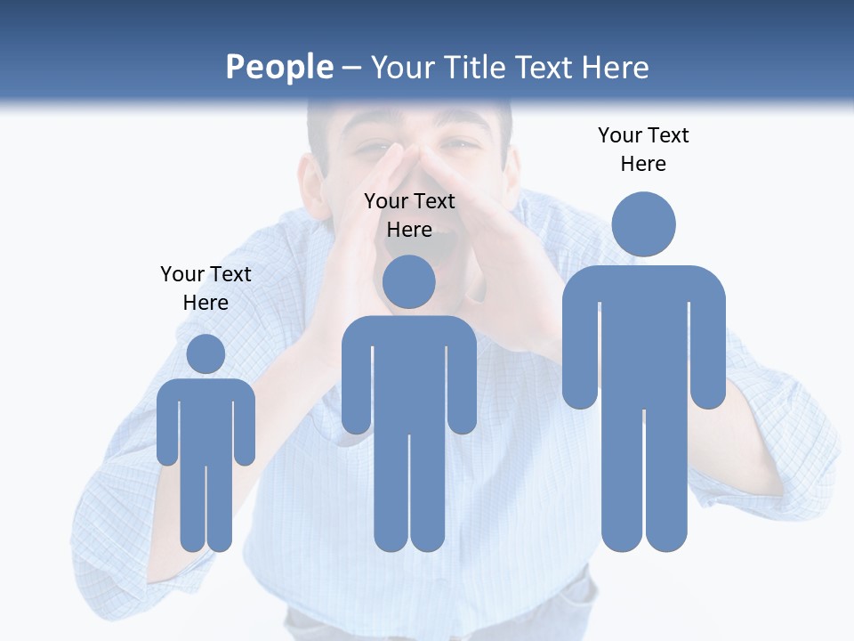 Hair Men Male PowerPoint Template