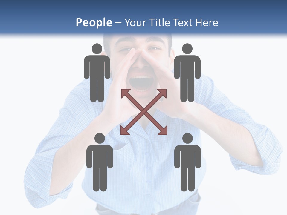 Hair Men Male PowerPoint Template