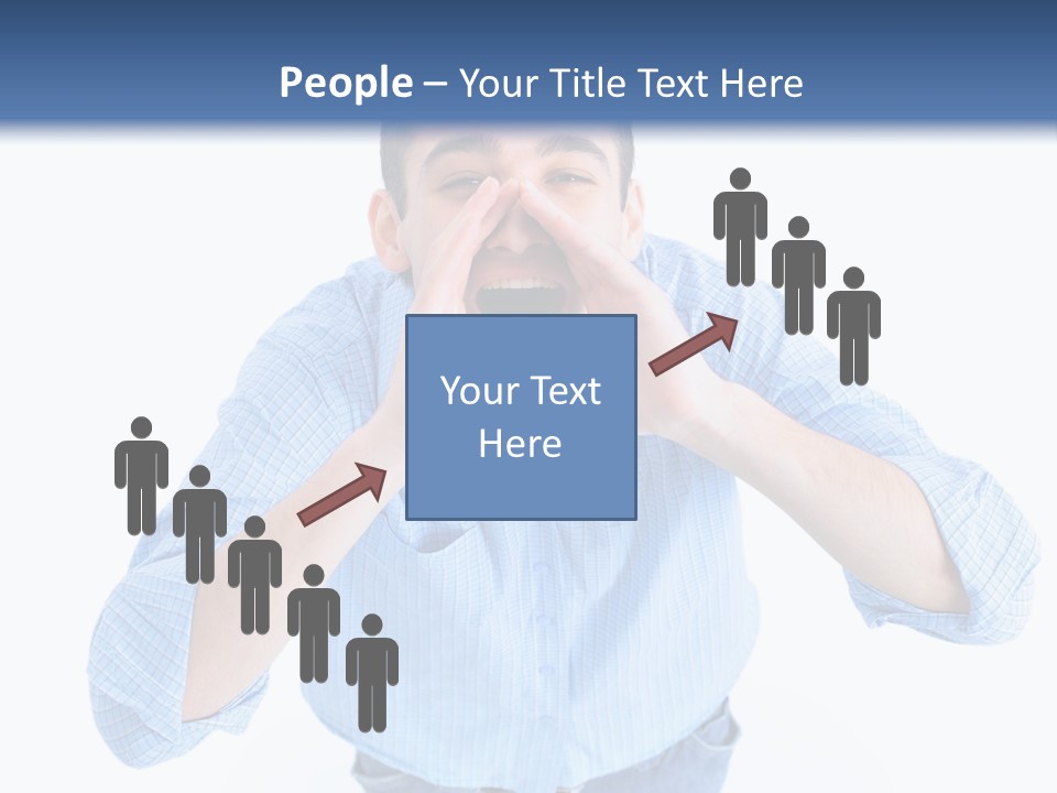 Hair Men Male PowerPoint Template