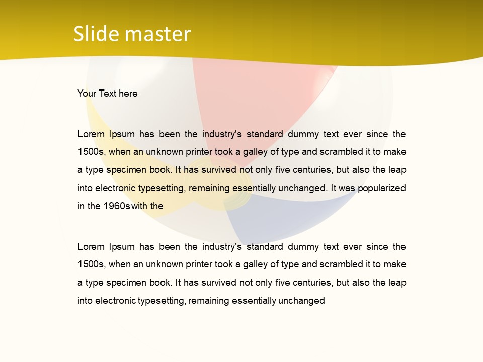 Vacation White Spring PowerPoint Template