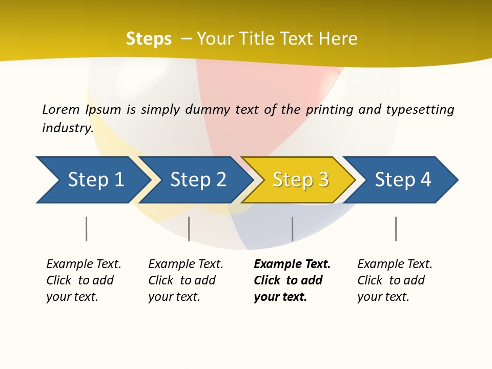 Vacation White Spring PowerPoint Template
