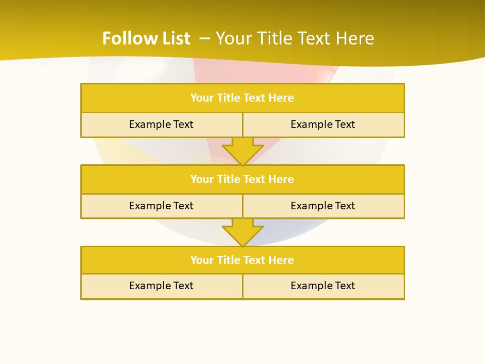 Vacation White Spring PowerPoint Template