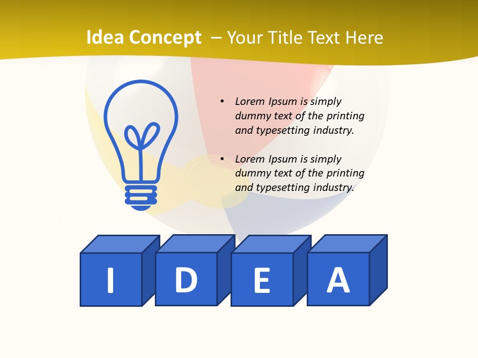 Vacation White Spring PowerPoint Template