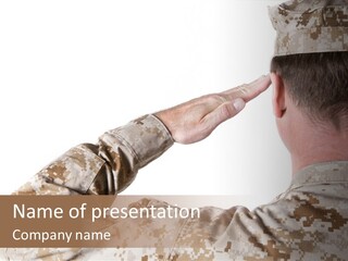 Proud Forces Fatigues PowerPoint Template