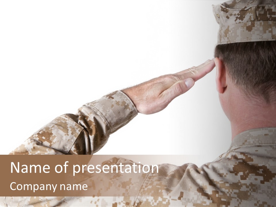 Proud Forces Fatigues PowerPoint Template