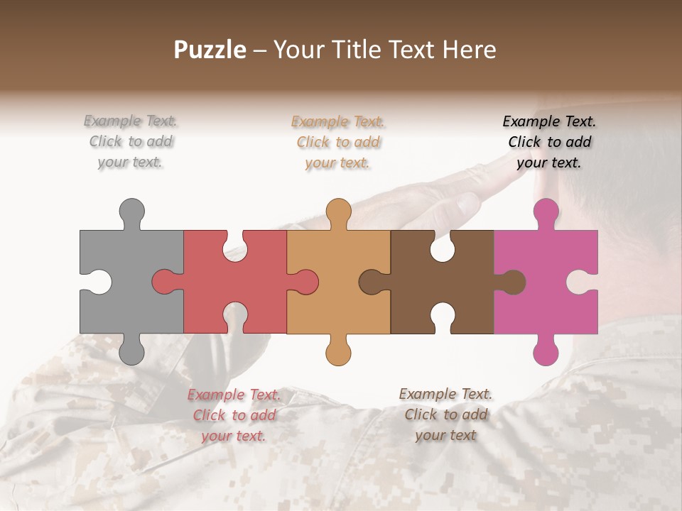 Proud Forces Fatigues PowerPoint Template