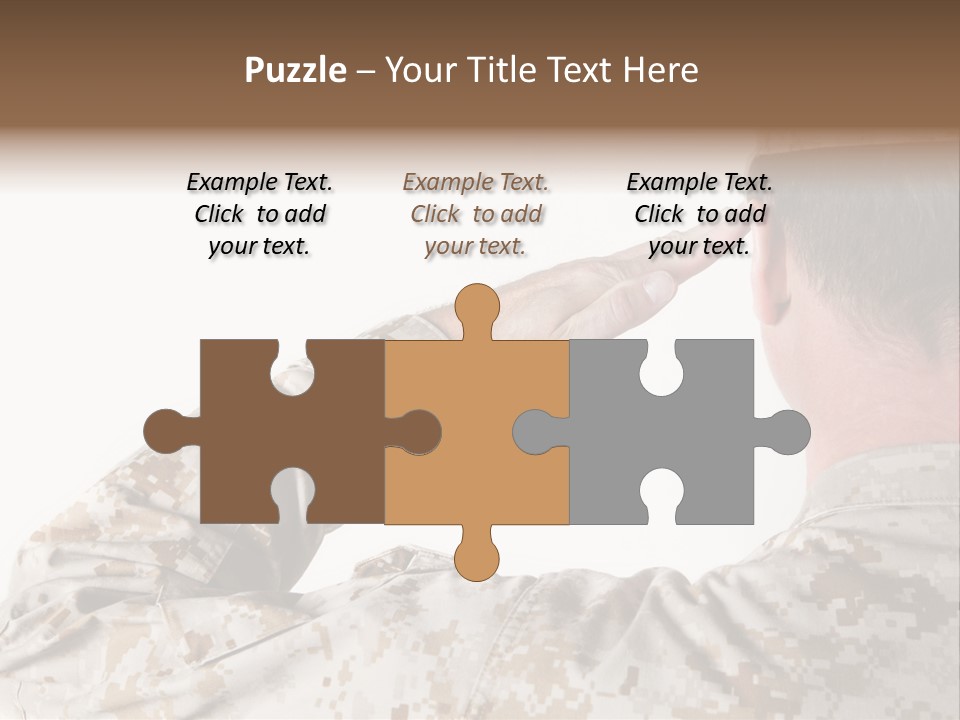 Proud Forces Fatigues PowerPoint Template