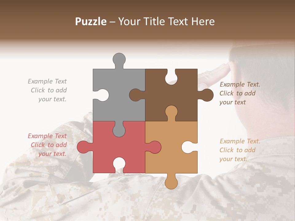 Proud Forces Fatigues PowerPoint Template