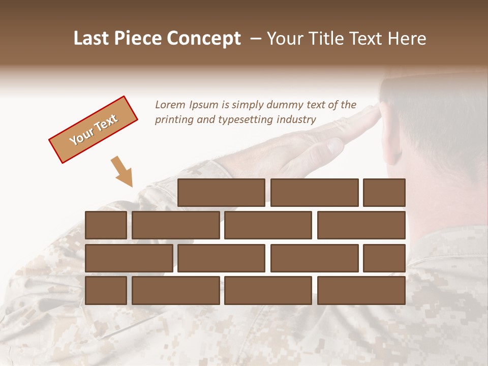 Proud Forces Fatigues PowerPoint Template