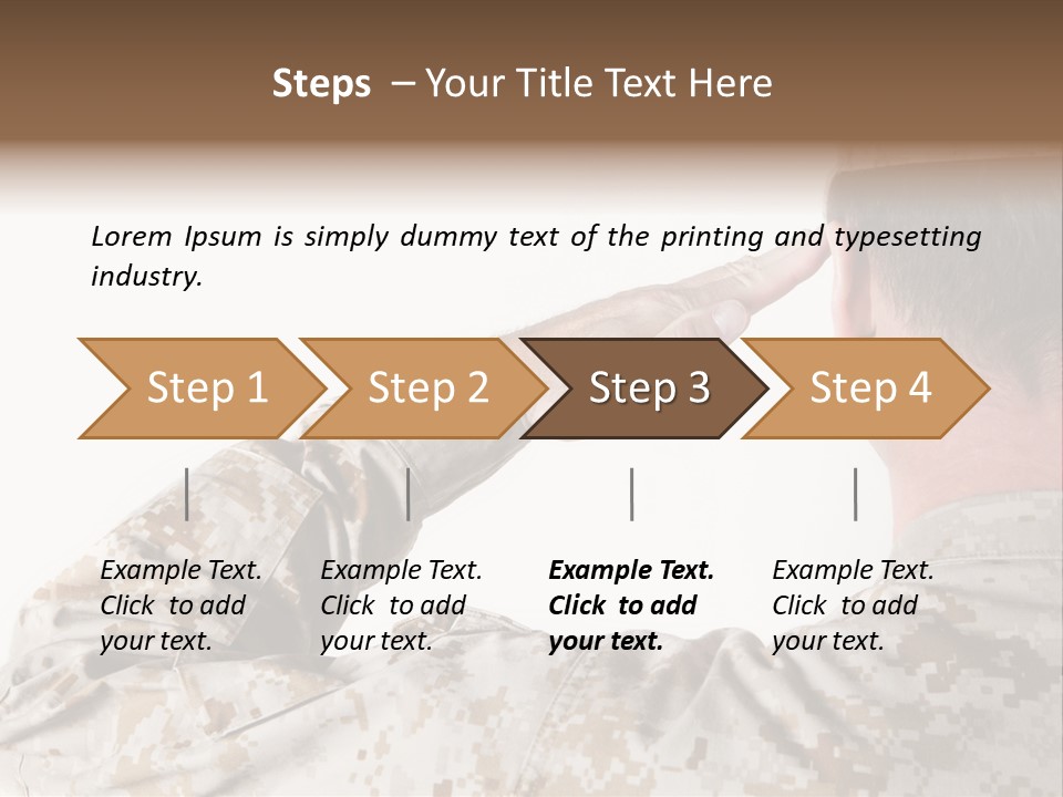 Proud Forces Fatigues PowerPoint Template