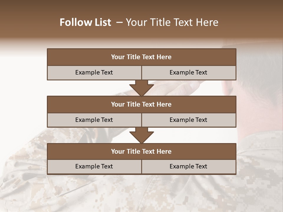 Proud Forces Fatigues PowerPoint Template