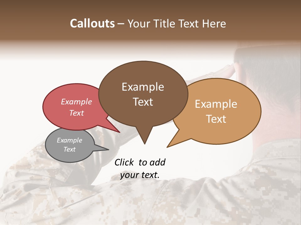 Proud Forces Fatigues PowerPoint Template