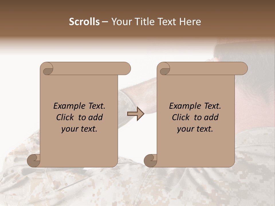 Proud Forces Fatigues PowerPoint Template
