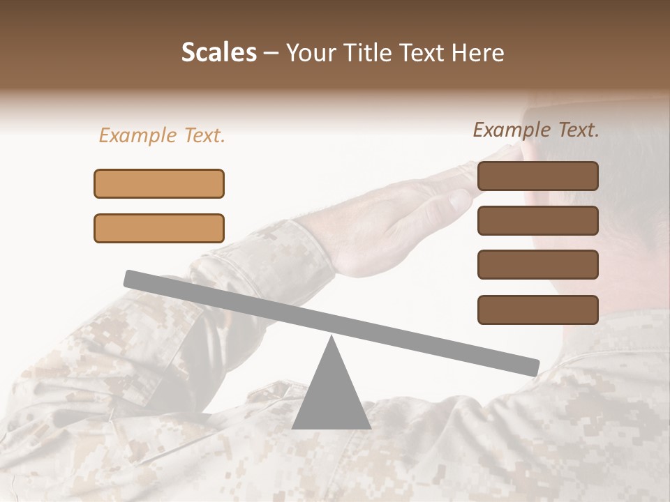 Proud Forces Fatigues PowerPoint Template