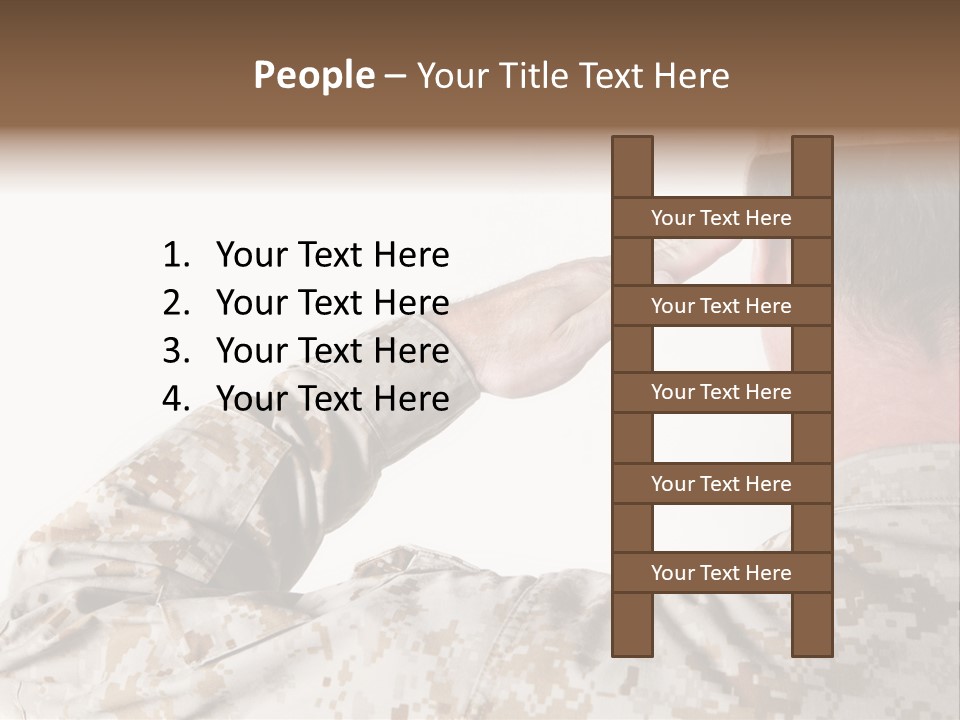 Proud Forces Fatigues PowerPoint Template