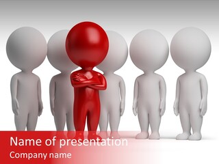 Partnership Business Crowd PowerPoint Template