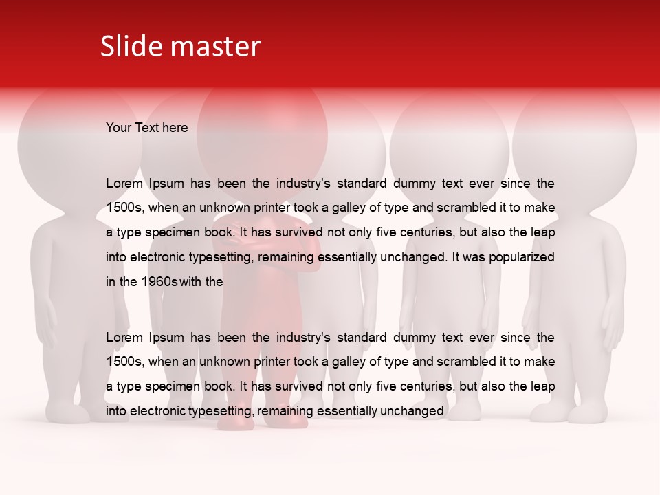 Partnership Business Crowd PowerPoint Template