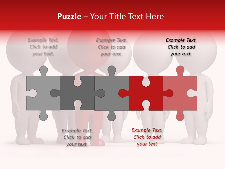 Partnership Business Crowd PowerPoint Template