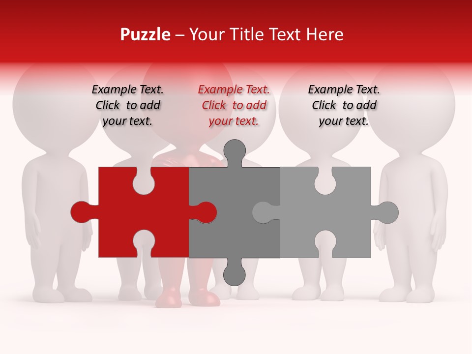 Partnership Business Crowd PowerPoint Template
