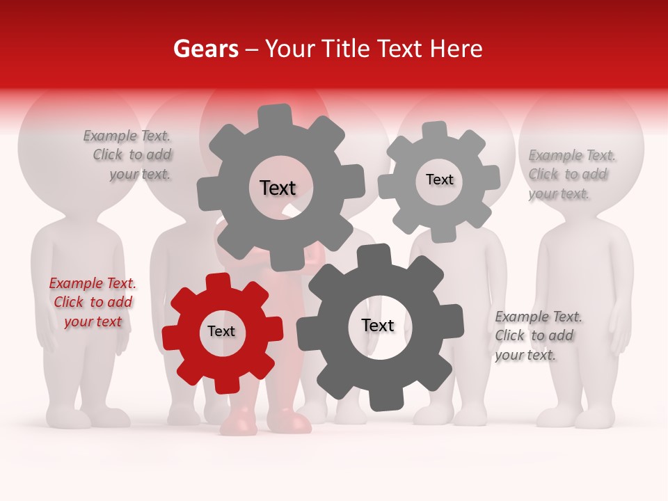 Partnership Business Crowd PowerPoint Template