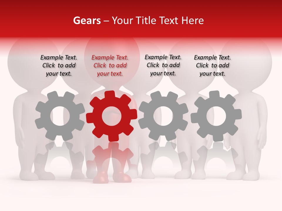 Partnership Business Crowd PowerPoint Template