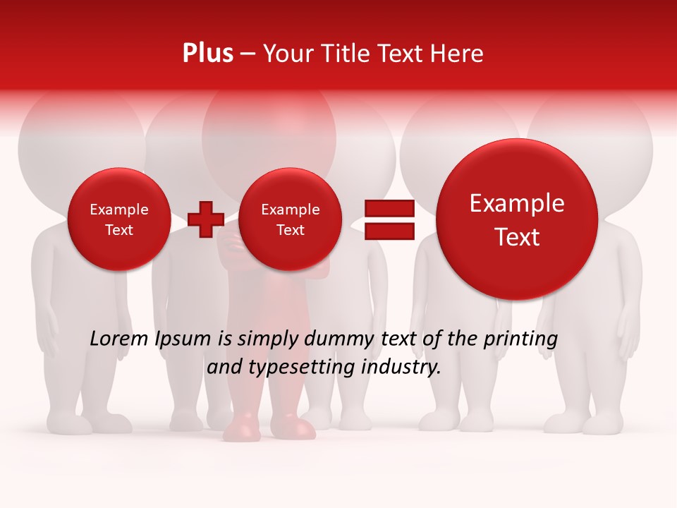 Partnership Business Crowd PowerPoint Template
