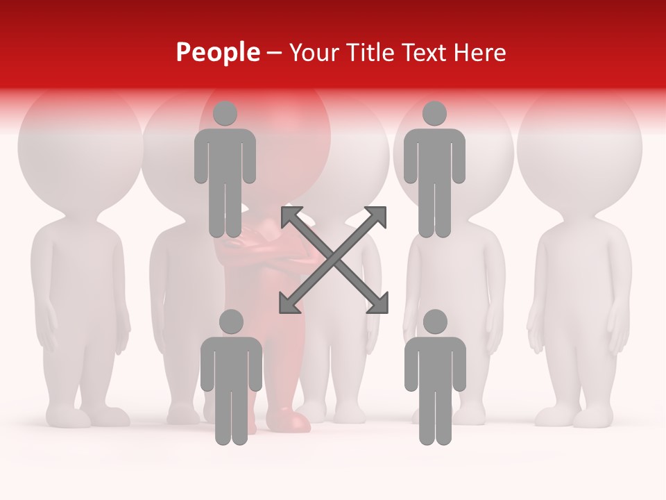Partnership Business Crowd PowerPoint Template