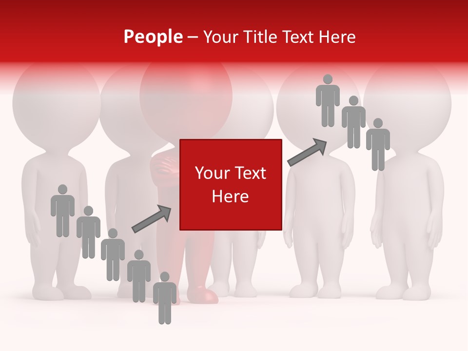 Partnership Business Crowd PowerPoint Template