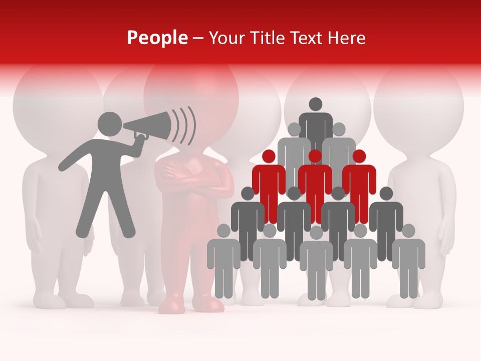 Partnership Business Crowd PowerPoint Template