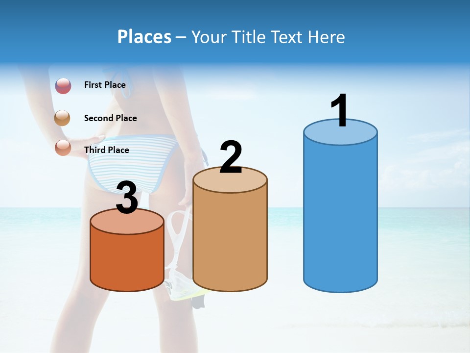 Skin Beach Sunlight PowerPoint Template