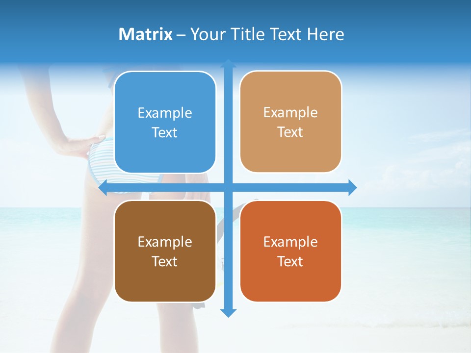 Skin Beach Sunlight PowerPoint Template