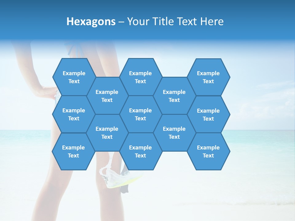 Skin Beach Sunlight PowerPoint Template