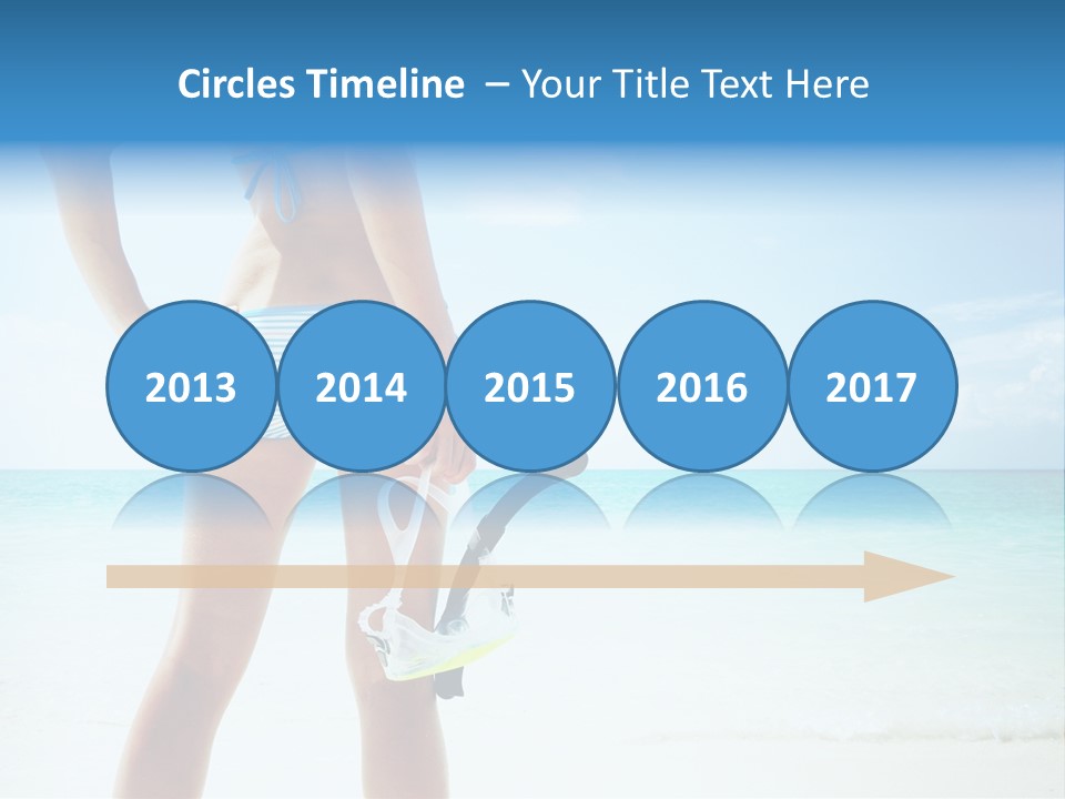 Skin Beach Sunlight PowerPoint Template