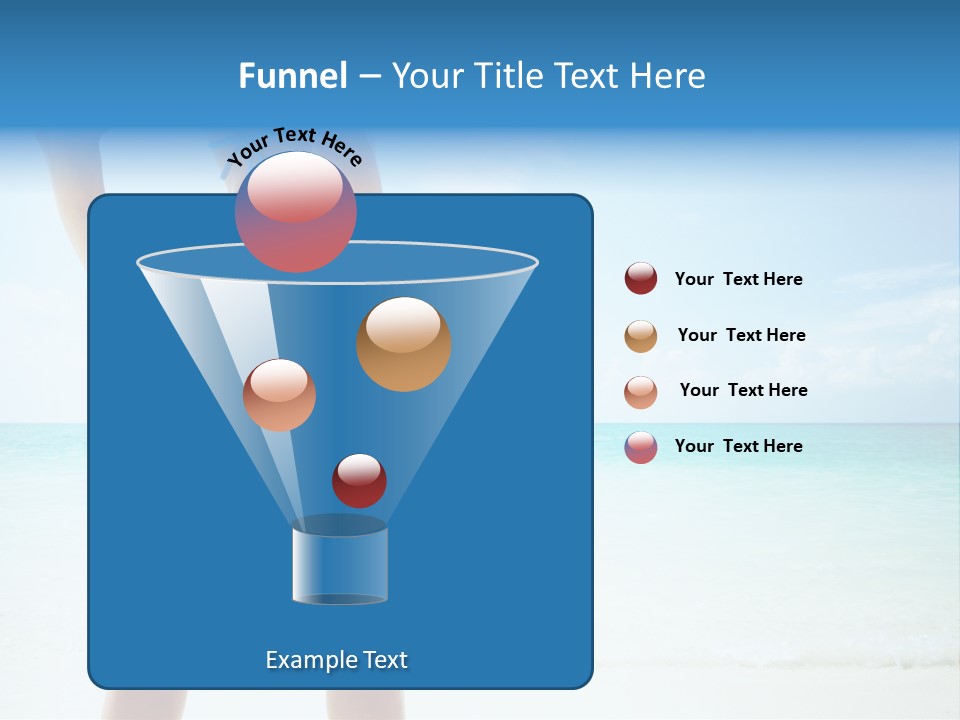Skin Beach Sunlight PowerPoint Template