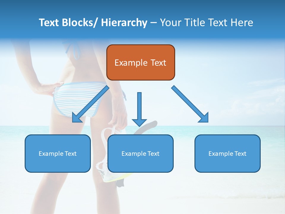 Skin Beach Sunlight PowerPoint Template