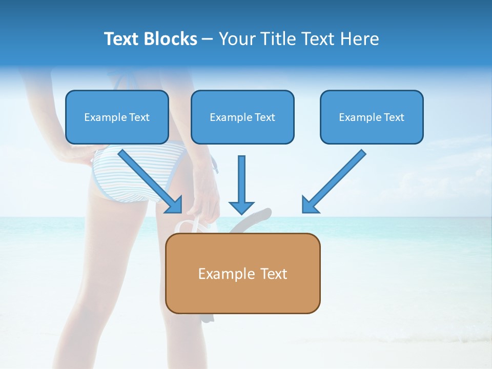 Skin Beach Sunlight PowerPoint Template