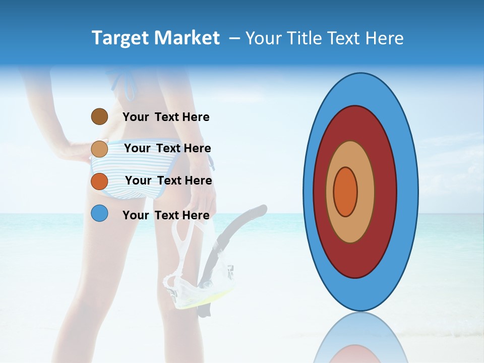 Skin Beach Sunlight PowerPoint Template