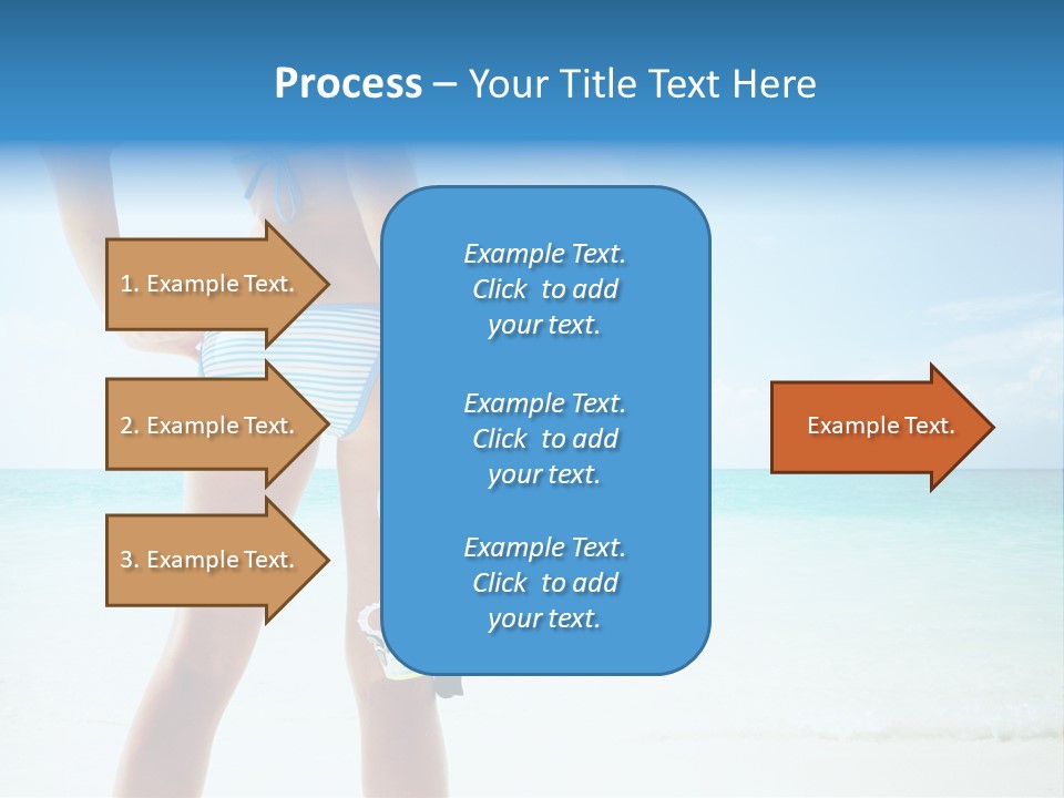 Skin Beach Sunlight PowerPoint Template