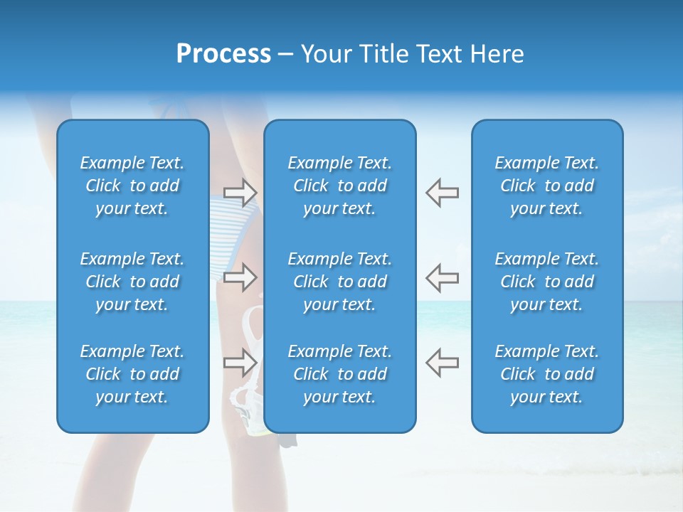 Skin Beach Sunlight PowerPoint Template