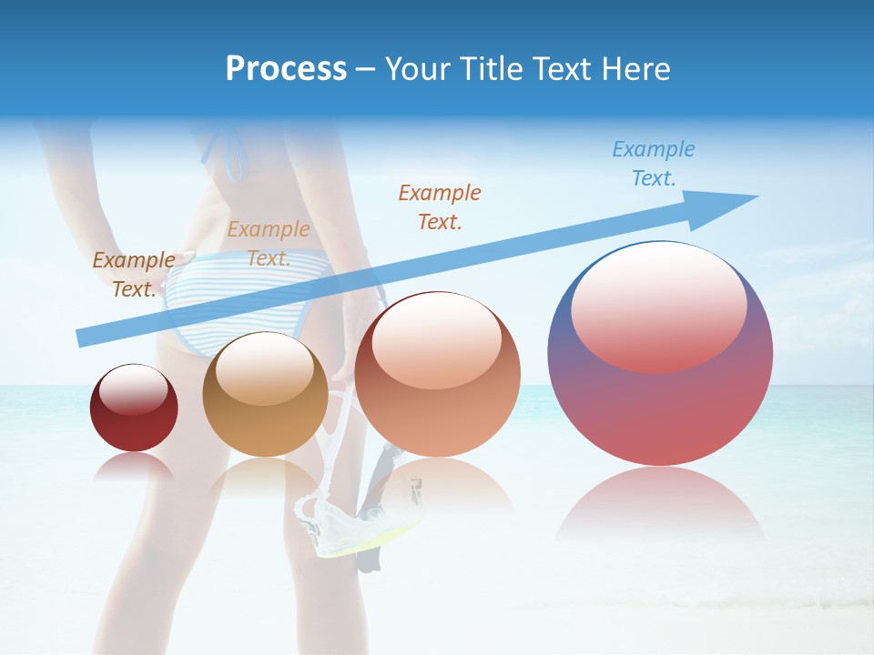Skin Beach Sunlight PowerPoint Template