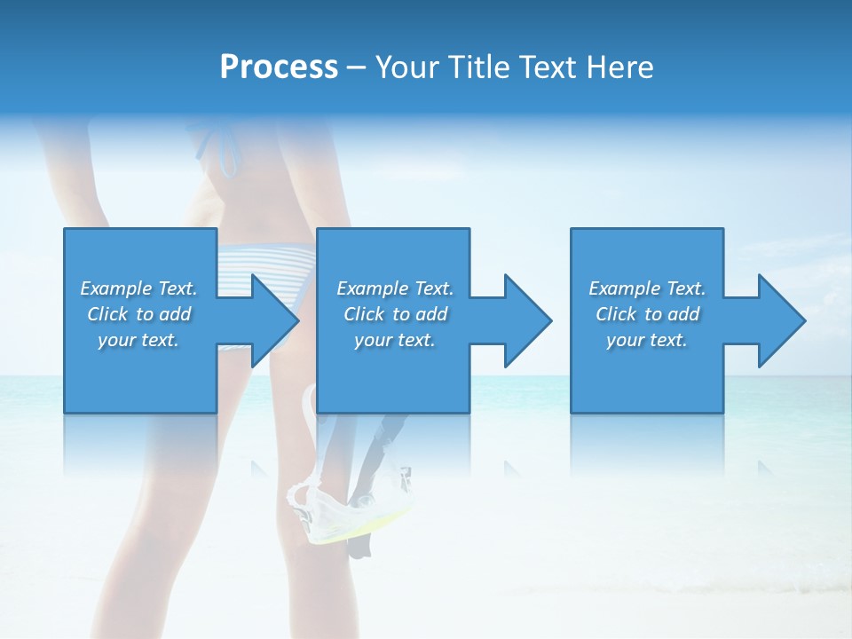 Skin Beach Sunlight PowerPoint Template