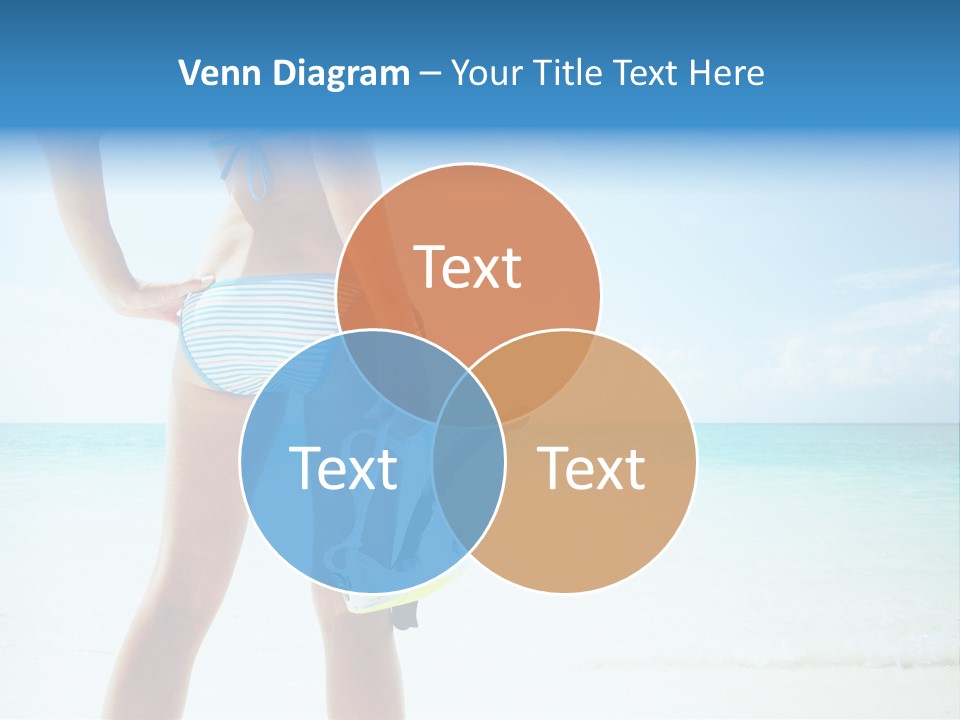Skin Beach Sunlight PowerPoint Template