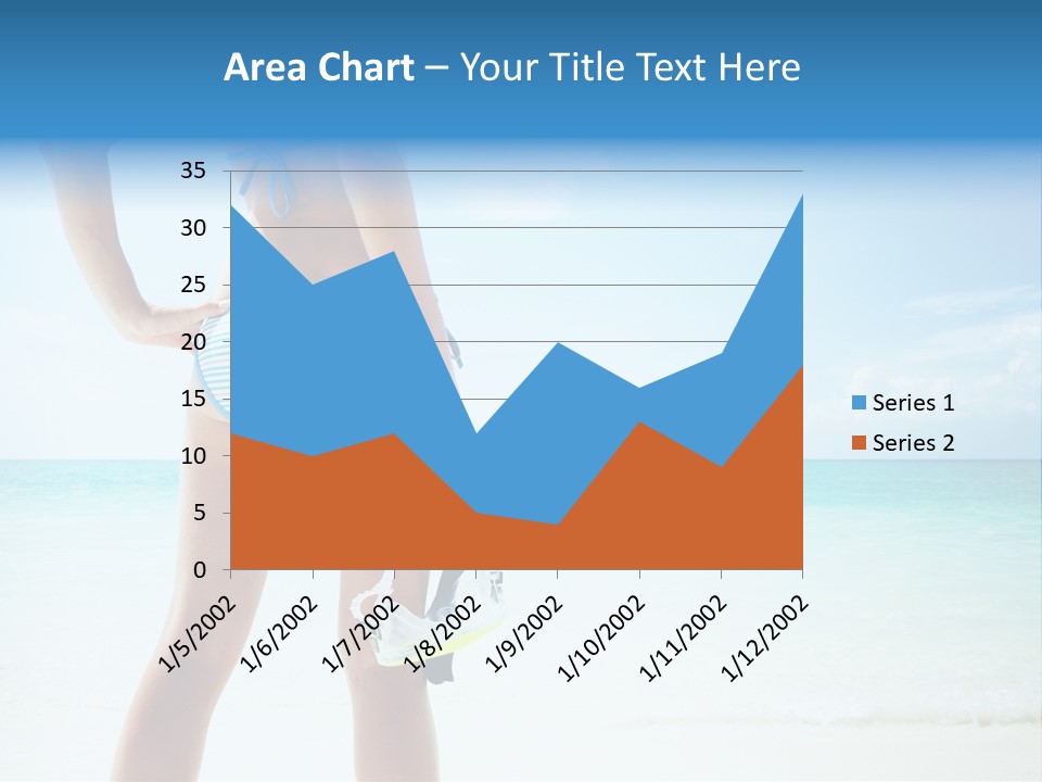 Skin Beach Sunlight PowerPoint Template