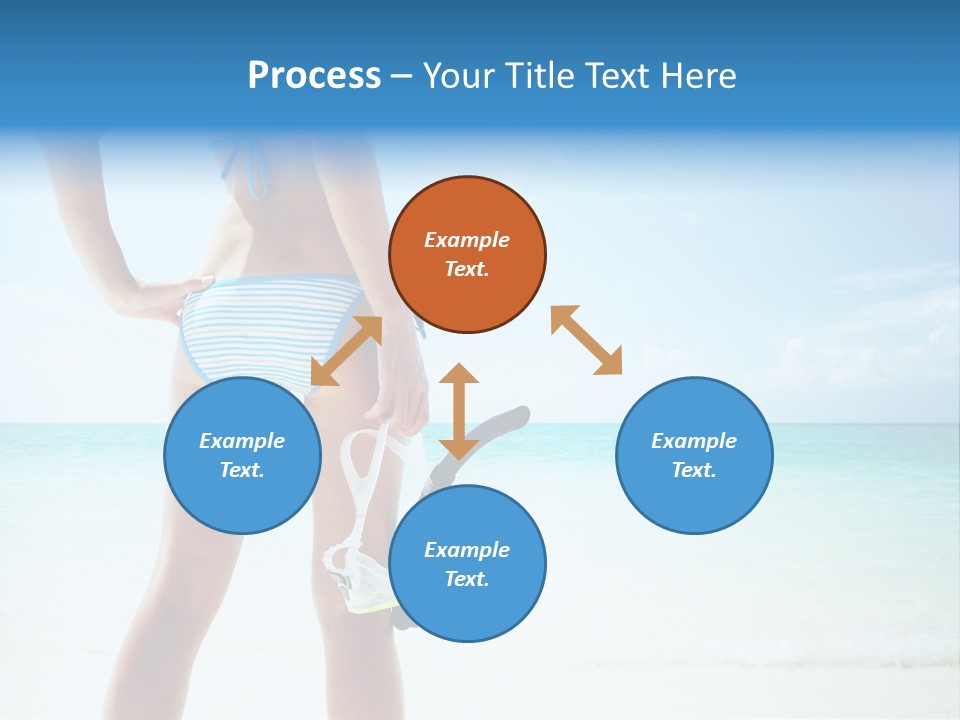 Skin Beach Sunlight PowerPoint Template