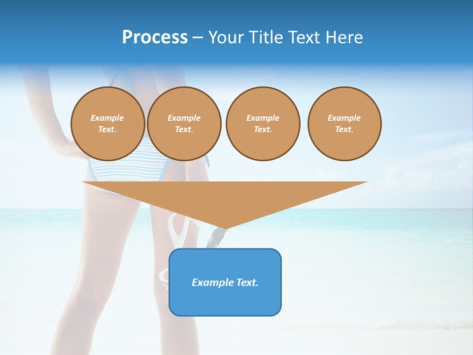 Skin Beach Sunlight PowerPoint Template