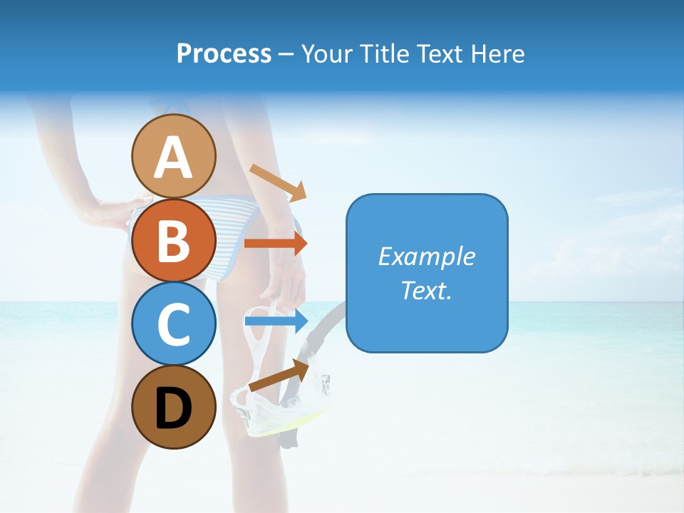 Skin Beach Sunlight PowerPoint Template