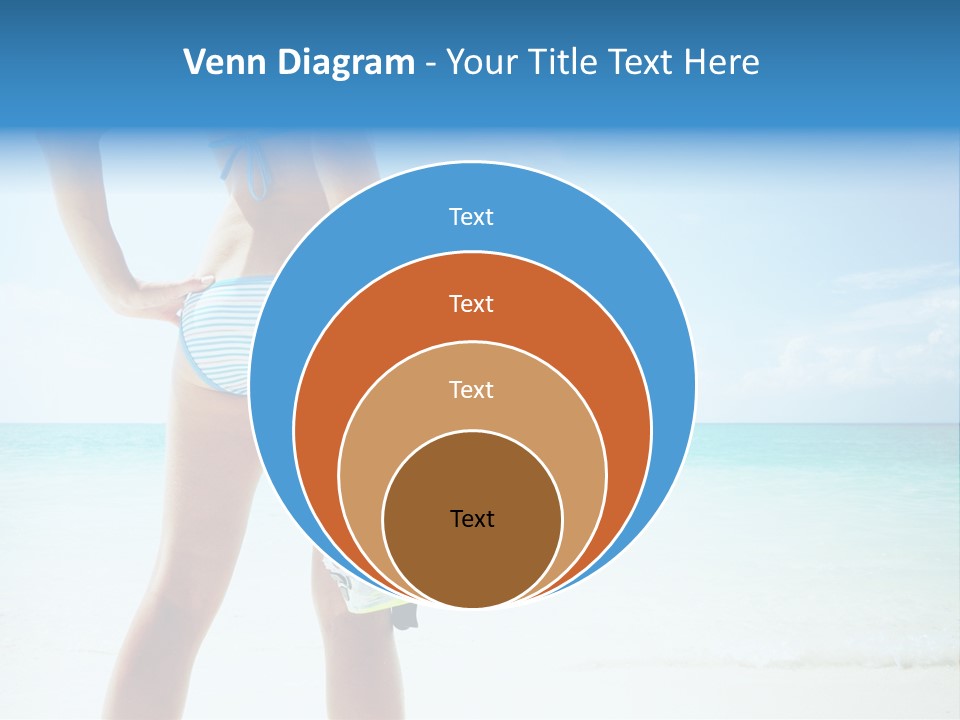 Skin Beach Sunlight PowerPoint Template