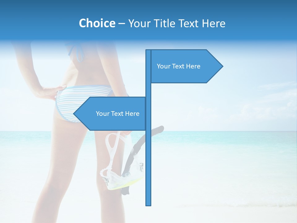 Skin Beach Sunlight PowerPoint Template