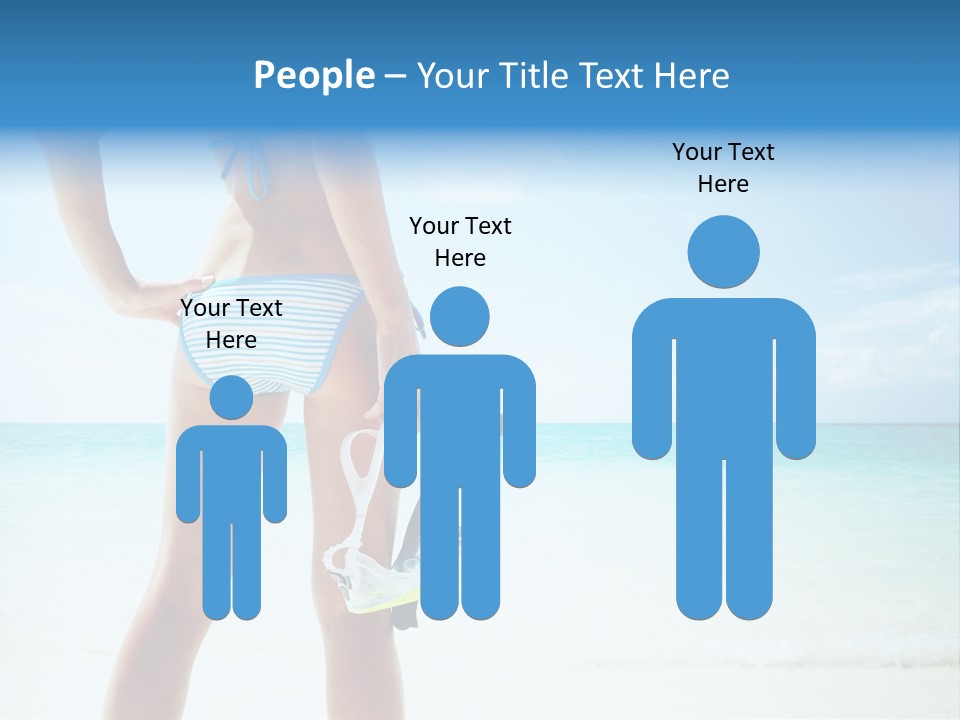 Skin Beach Sunlight PowerPoint Template